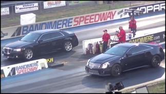 Драг Рейсинг Кадиллак CTS и Крайслер 300 Drag Race Cadillac