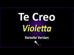 TE CREO Karaoke Version - Violetta