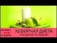 Кефирная диета. До МИНУС 14 кг за неделю. Меню кефирной