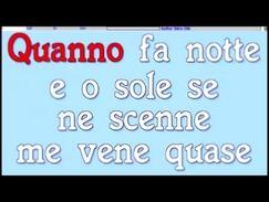 CANTA NAPOLI - O SOLE MIO - KARAOKE BY ANTONITA