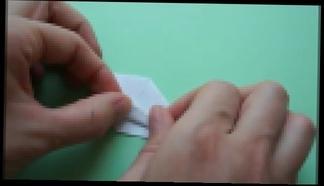 Как сделать журавлика из бумаги