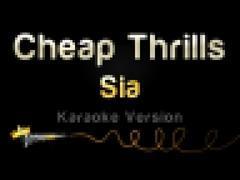 Sia - Cheap Thrills Karaoke Version