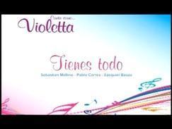 Violetta - Tienes todo [karaoke]