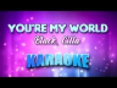 Black, Cilla - You're My World Karaoke version | Lyrics